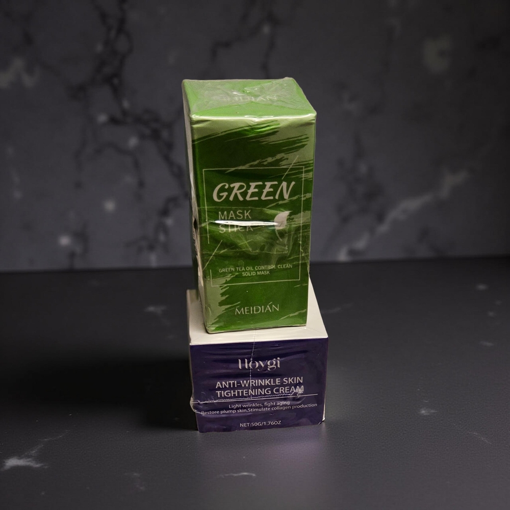 NWOT Median Green Mask Stick and Hoygi Anti-Wrinkle Skin Tightening Cream